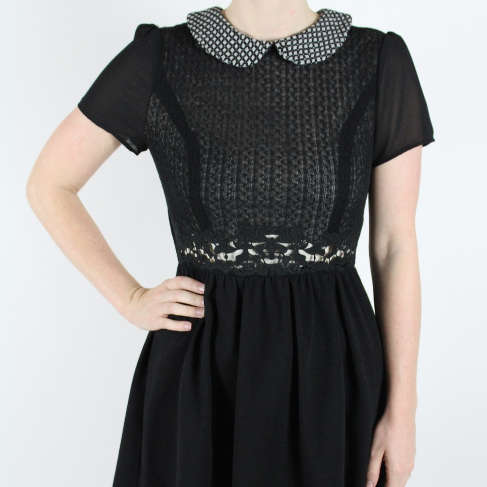 Tweeder Pan dress in black